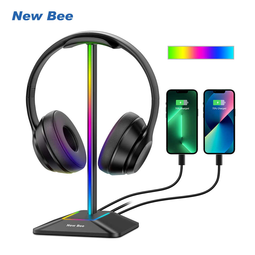 Headphone Hook Under - Nova abelha z8 rgb fones de