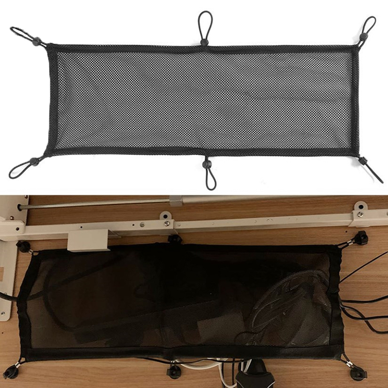 Desk Setup Organizer - Sob Mesa Cable Management Net, soquete