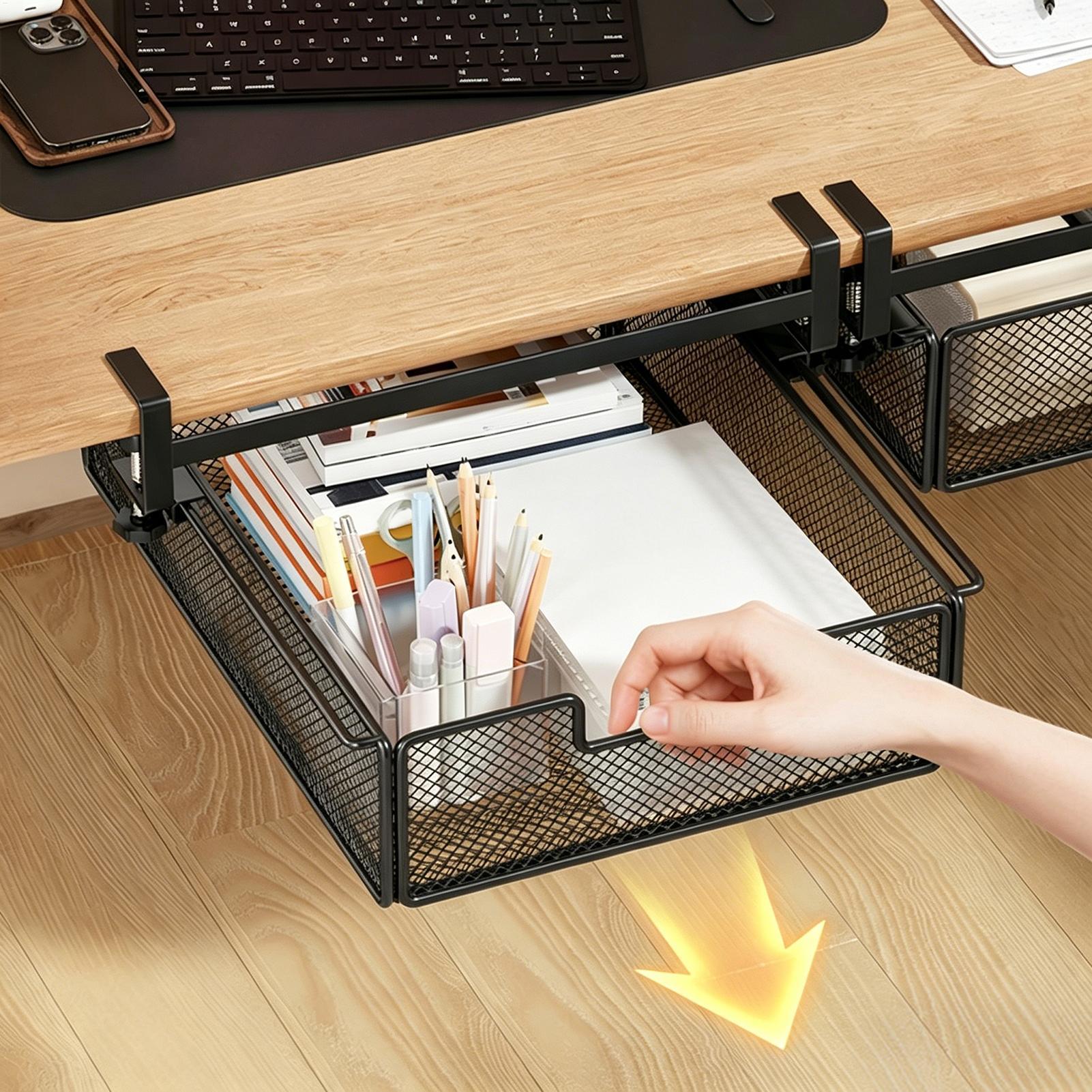 Gaveta Deslizante para Debaixo - Desk Setup Organizer avaliação e preço