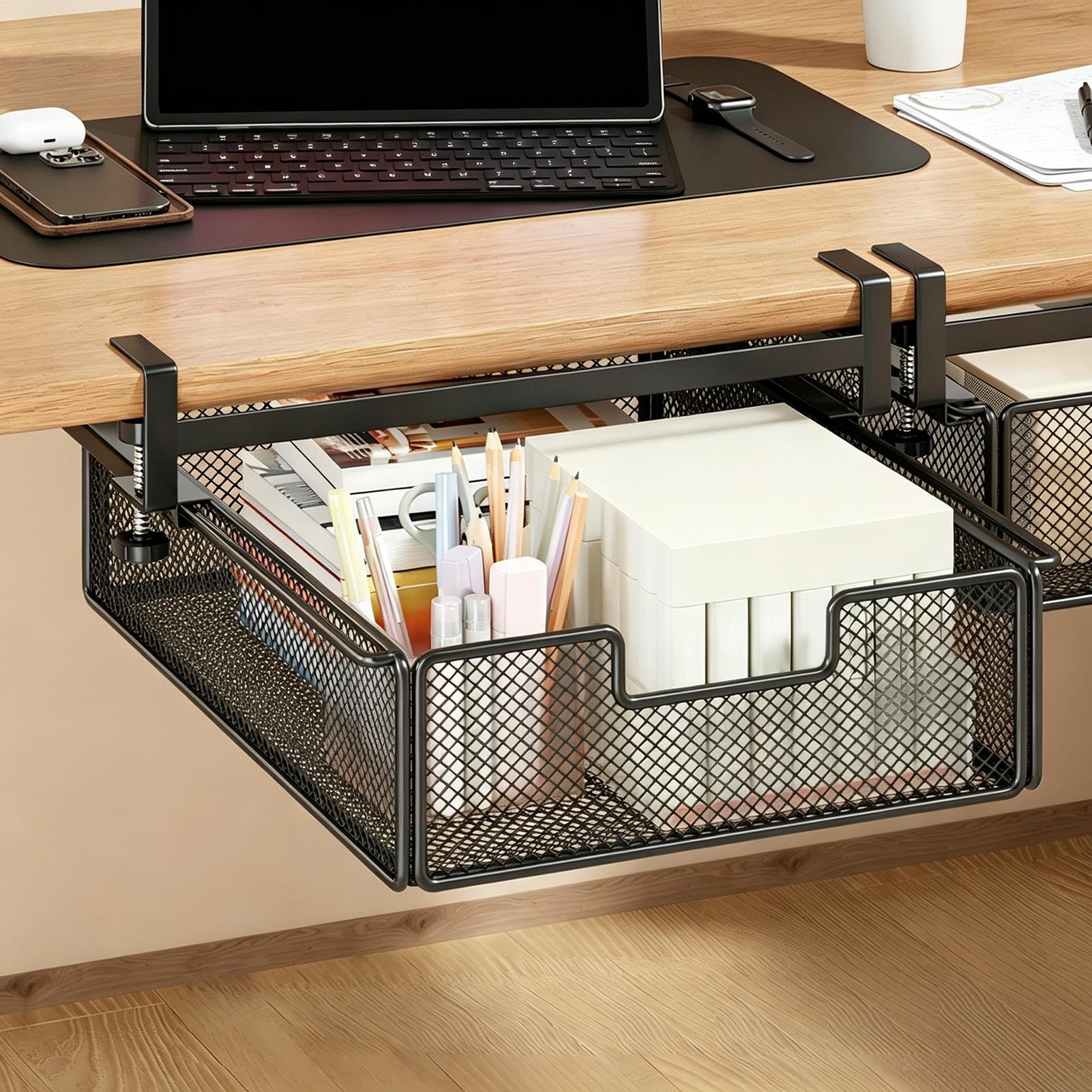 Gaveta Deslizante para Debaixo - Desk Setup Organizer avaliação e preço