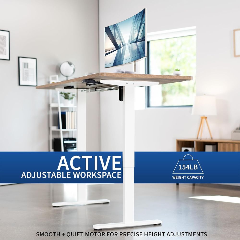Mesa elétrica de 71 x 30 poleg - Desk Setup Kit avaliação e preço