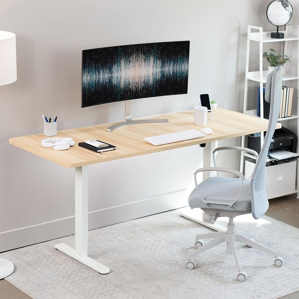 Mesa elétrica de 71 x 30 poleg - Desk Setup Kit avaliação e preço