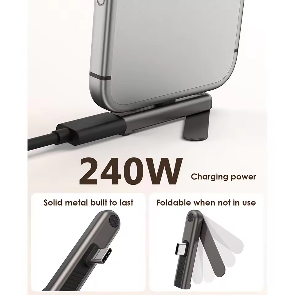 Adaptador dobrável portátil US - Headphone Hook Under avaliação e preço