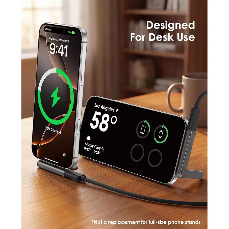 Adaptador dobrável portátil US - Headphone Hook Under avaliação e preço