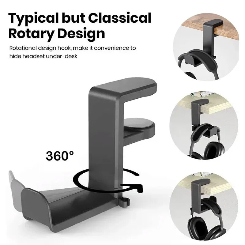 Suporte Universal para Fones d - Headphone Hook Under avaliação e preço
