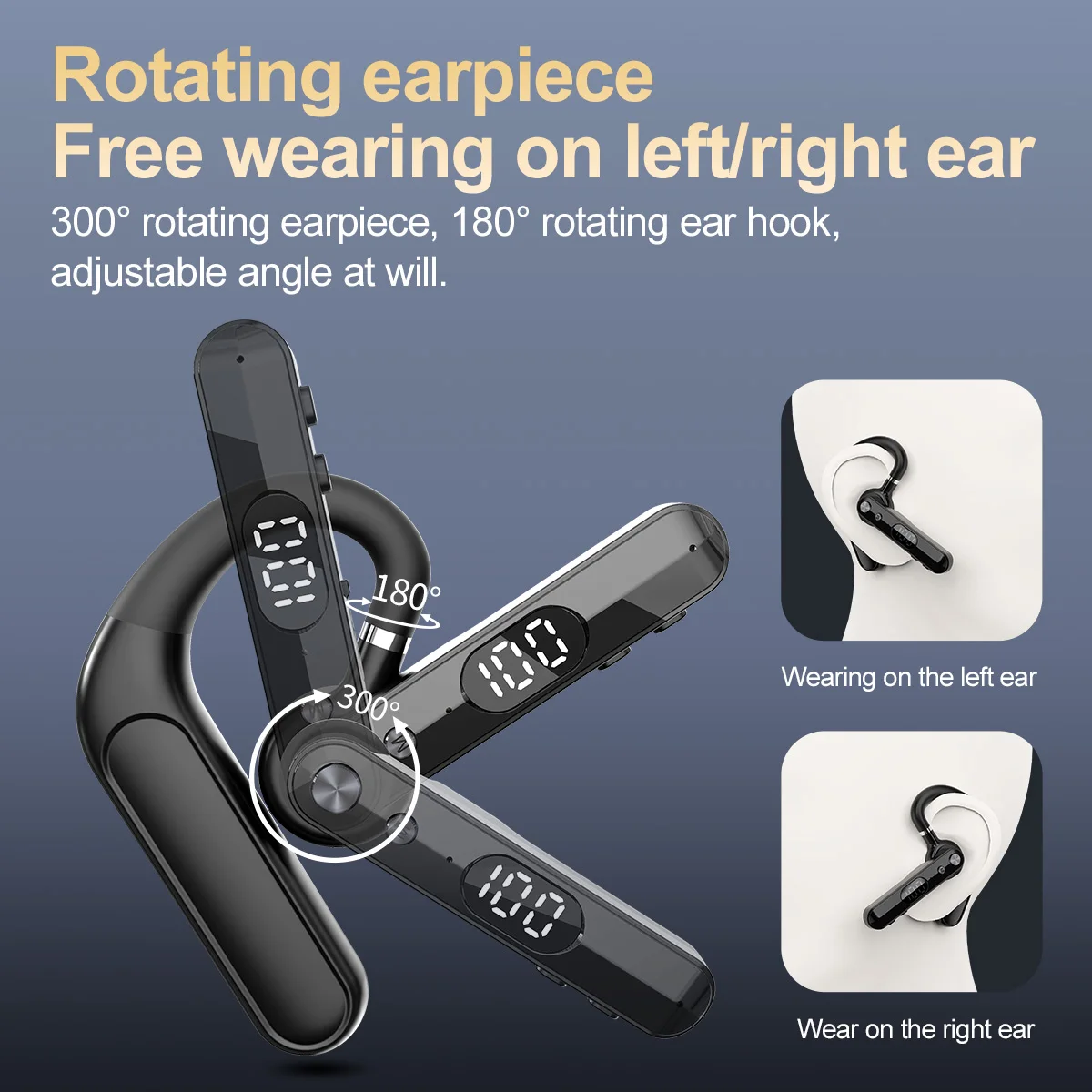 Fones de ouvido sem fio blueto - Headphone Hook Under avaliação e preço