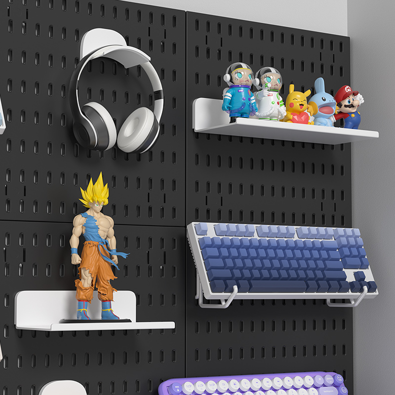 Gaming Gear Pegboard: montado  - Desk Setup Kit avaliação e preço
