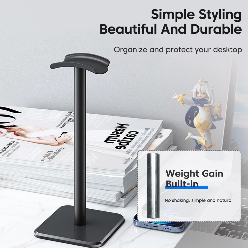 Suporte universal para fone de - Headphone Hook Under avaliação e preço