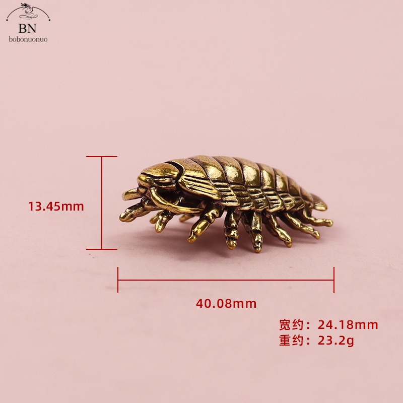 23.2g gigante isópode latão só - Desk Setup Design avaliação e preço