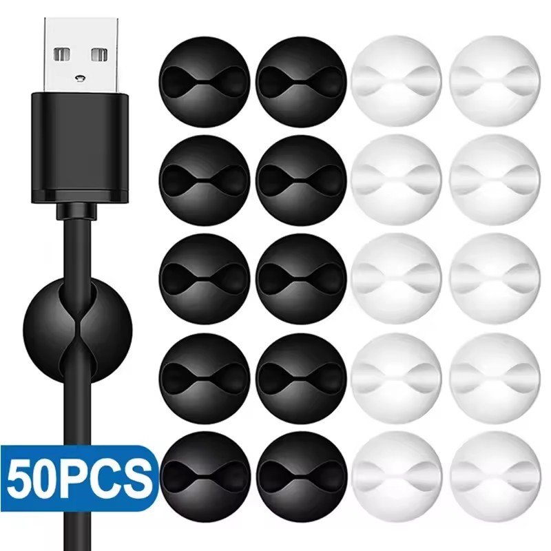 5/50 Peças Clipes de Cabo para - Headphone Hook Under avaliação e preço