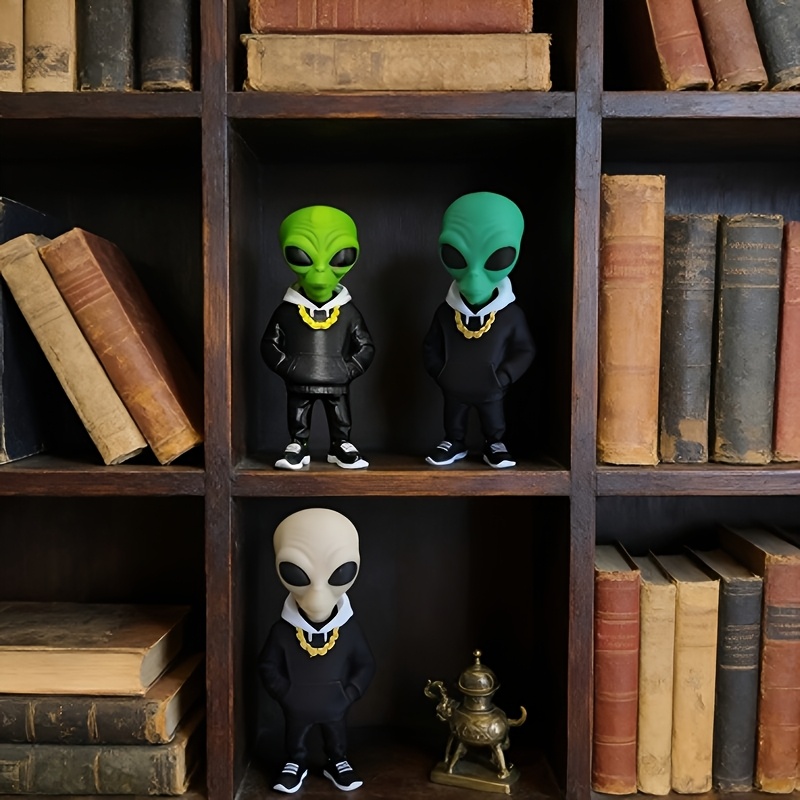 1 Peça de Figura Alienígena Ve - Desk Setup Design avaliação e preço