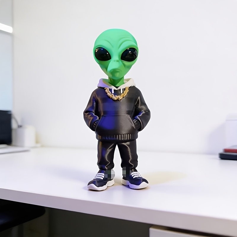 1 Peça de Figura Alienígena Ve - Desk Setup Design avaliação e preço