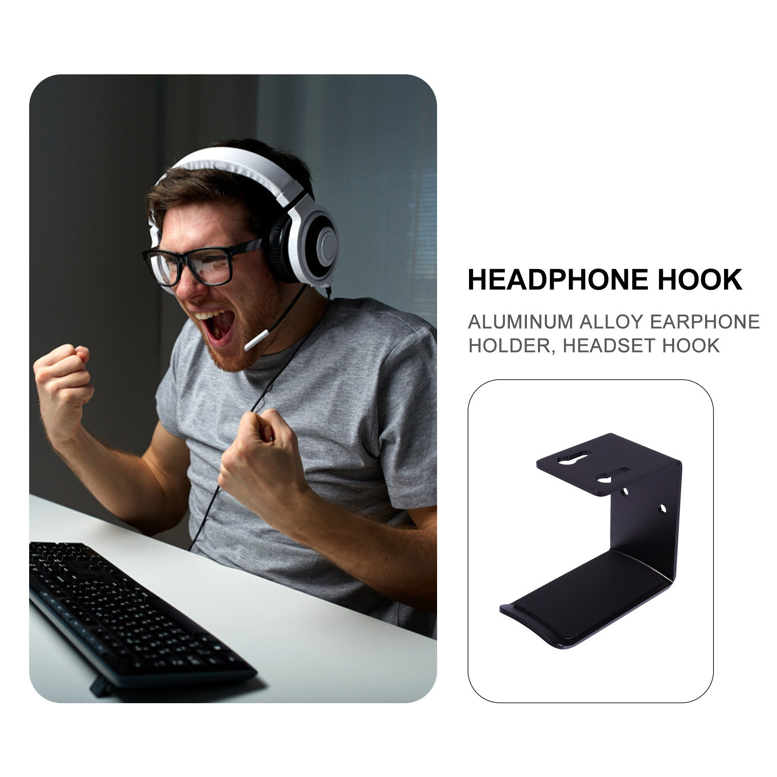 Suporte para Headset em Liga d - Desk Setup Design avaliação e preço
